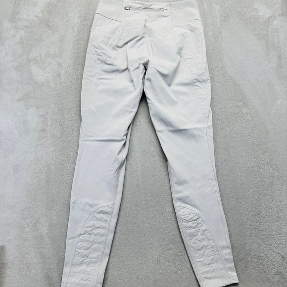 Athleta Pants Womens Small Abalone Cream Peak Hybrid Fleece Tight Zip Pocket NWT - Picture 9 of 13
